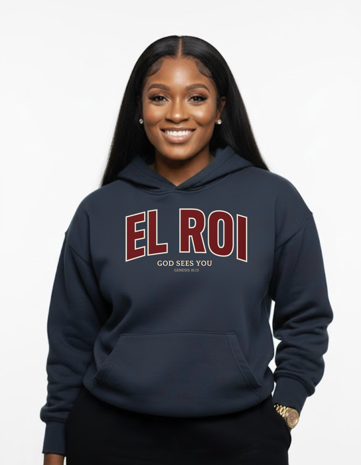 El Roi Hoodie - Navy