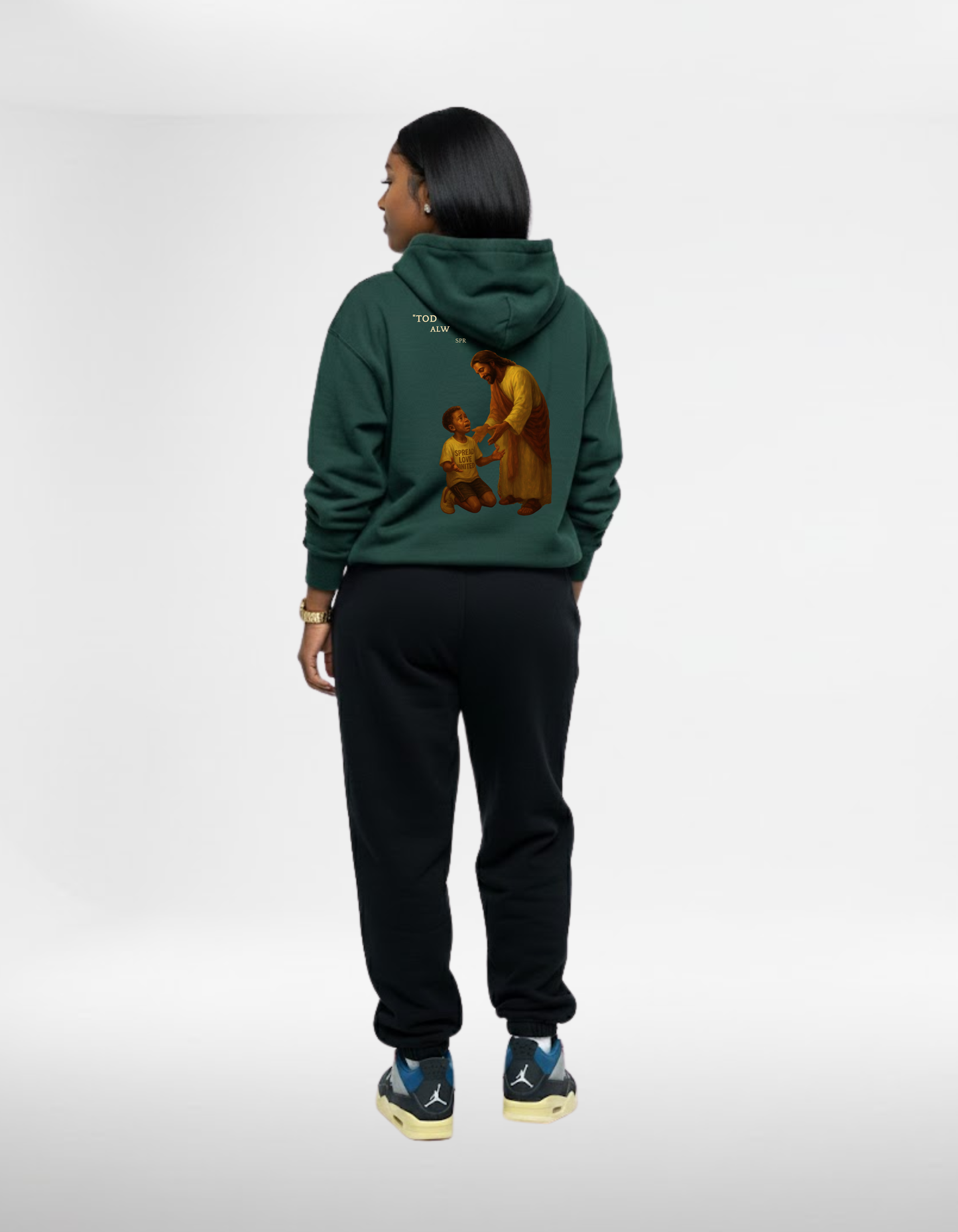 El Roi Hoodie - Christmas Dark Green