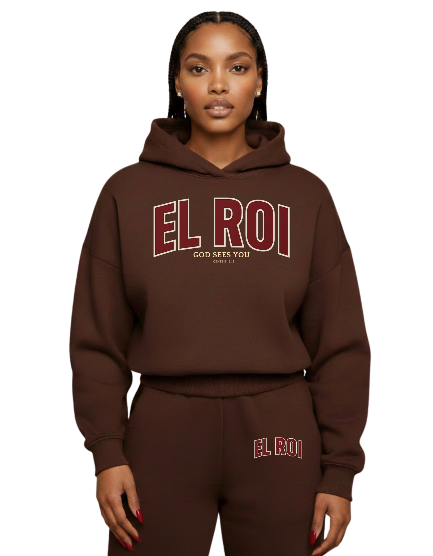 El Roi Hoodie - Chocolate