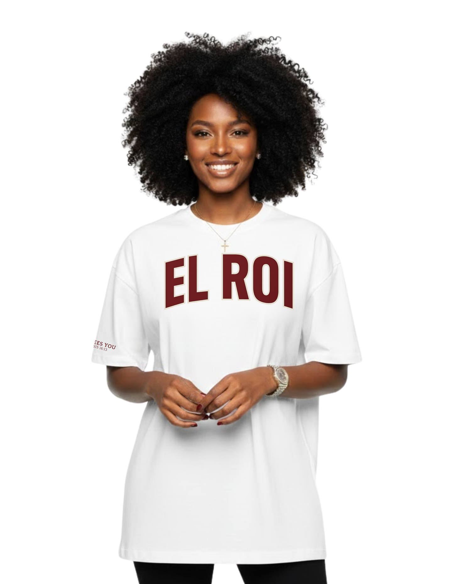 El Roi Tee - God Sees Your Light - Neutral